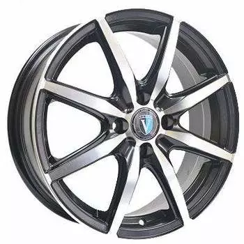 Диск колесный Venti 1 605 6xR16 4x100 ET37 ЦО60,1 чёрный с полированной лицевой частью rd833004