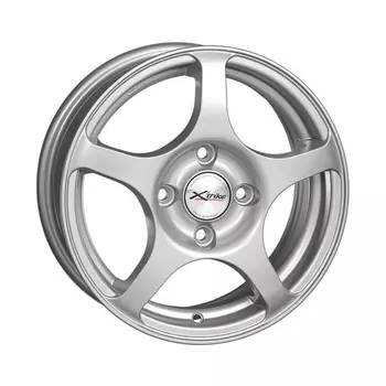 Диск колесный X'trike R016 5.5xR14 4x100 ЕТ35 ЦО67.1 серебристый 4690