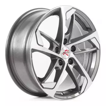 Диск колесный X'trike R037 7xR17 5x114.3 ЕТ45 ЦО66.1 темно серый с полированной лицевой частью 40120