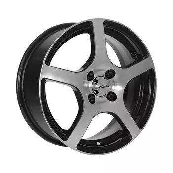 Диск колесный X'trike X-117 6xR15 4x100 ЕТ38 ЦО67.1 черный частично полированный 28138