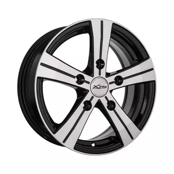 Диск колесный X'trike X-120 6xR15 5x139.7 ЕТ40 ЦО98 черный частично полированный 30145