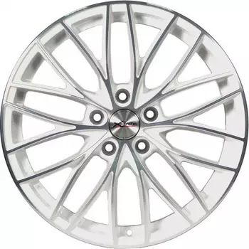 Диск колесный X'trike X-130 7.5xR18 5x114.3 ЕТ35 ЦО67.1 белый с полировкой лицевой стороны 76037