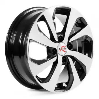 Диск колесный X'trikeRST R005 6xR15 4x100 ET46 ЦО54.1 черный полностью полированный 40005