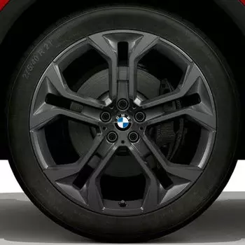 Диски колесные BMW R21 Y-spoke 744 (4 штуки) черные BMW X6 (G06) 2019-