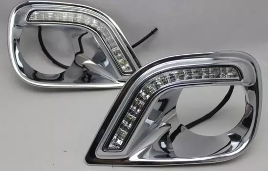 Дневные ходовые огни на противотуманках для Toyota RAV4 (2013 - 2015)