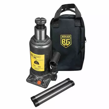 Домкрат бутылочный гидравлический "Геренберг" 10 т. BERGER BG1272