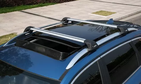 Дуги багажные, поперечины V1 ( комплектация с рейлингами ) ( Kia Seltos ) Киа Селтос 2020