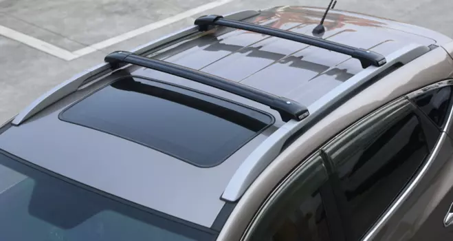 Дуги багажные, поперечины V2 ( комплектация с рейлингами ) ( Kia Seltos ) Киа Селтос 2020