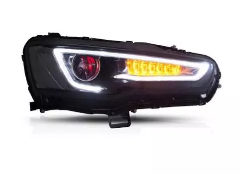 Фара передняя Vland VLN00100 для Mitsubishi Lancer (10G) рест. 2011-