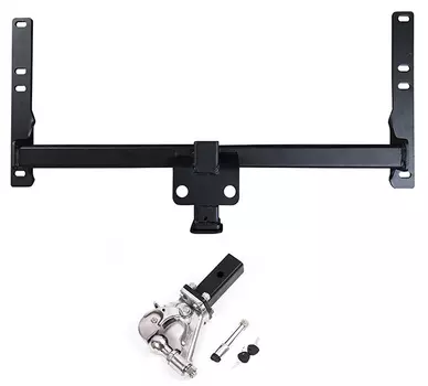 Фаркоп с крюком (полированная сталь) для Volkswagen Teramont 2017 -