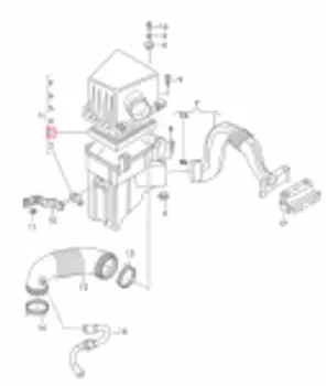 Фильтр воздушный подходит для SKODA Fabia I 1.0-1.4 99-08/II 1.2-1.4 00/Roomster 1.2 07, VW Polo IV