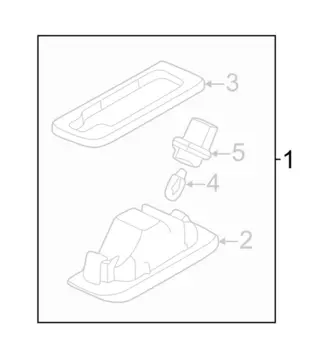 Фонарь Освещения Номерного Знака