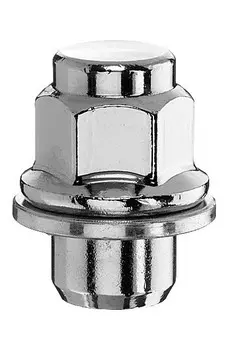 Гайка Bimecc 12x1.25x37 21 закрытая гайка хром конус с шайбой серебристый DNIS02