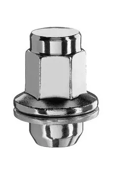 Гайка Bimecc 14x1.5x47 22 закрытая гайка хром конус с шайбой серебристый DTOY04