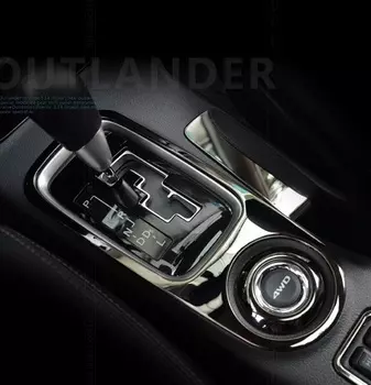 Глянцевая накладка на кпп для Mitsubishi Outlander 2012 - 2018