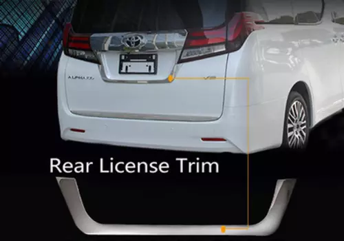 Хромированная накладка на багажную дверь для TOYOTA Alphard 2015 -