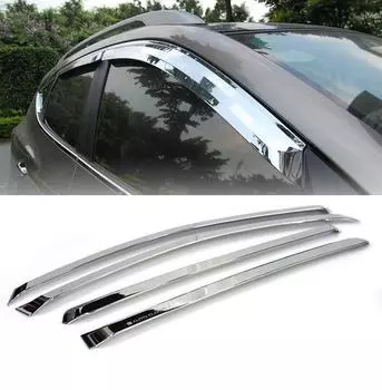 Хромированные дефлекторы на окна