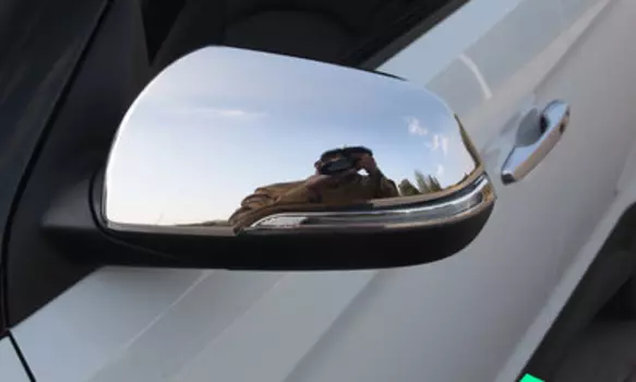 Хромированные накладки на боковые зеркала для Hyundai Creta (Крета)