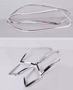 Хромированные накладки на оптику для Chery Tiggo 5 (T21)