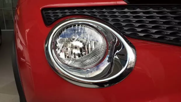 Хромированные накладки на передние фары для NISSAN Juke (2010 - по н.в.)
