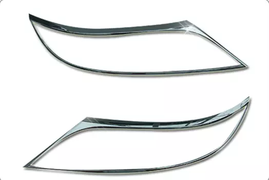 Хромированные накладки на передние фары для Sorento Prime (2015 - по н.в. )