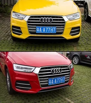 Хромированные накладки на радиаторную решетку для AUDI Q3 2016 -