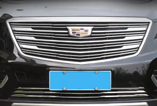 Хромированные накладки на радиаторную решетку для Cadilac XT5 2016 -
