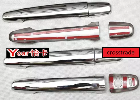 Хромированные накладки на ручки для Mitsubishi Outlander XL (2007 - 2012)