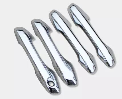 Хромированные накладки на ручки дверей для KIA RIO 2017 -