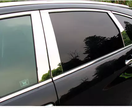 Хромированные накладки на стойки для Chery Tiggo 5