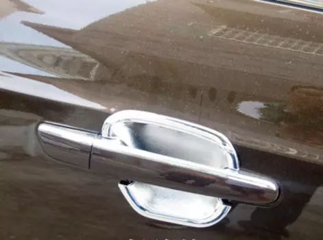 Хромированные накладки под ручки, наружные для V5