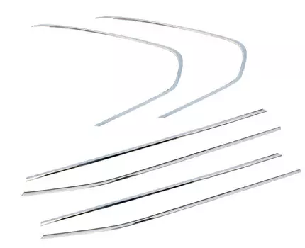 Хромированный молдинг боковых окон для Toyota RAV4 (Тойота РАВ4) 2019 -