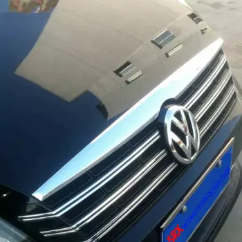 Хромированный молдинг на капот для Volkswagen Passat (2011 - 2015)