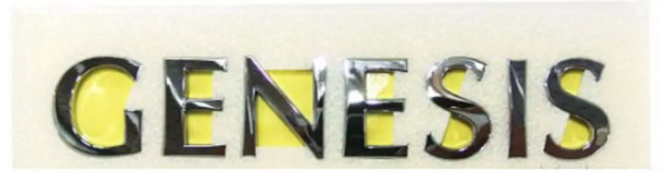 Эмблема "Genesis" для Hyundai Genesis DH (2014 - 2017)