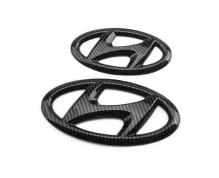 Эмблема, карбоновая, 2 штуки You Qiang QNG00414 Hyundai Sonata (8G) DN8 2020-