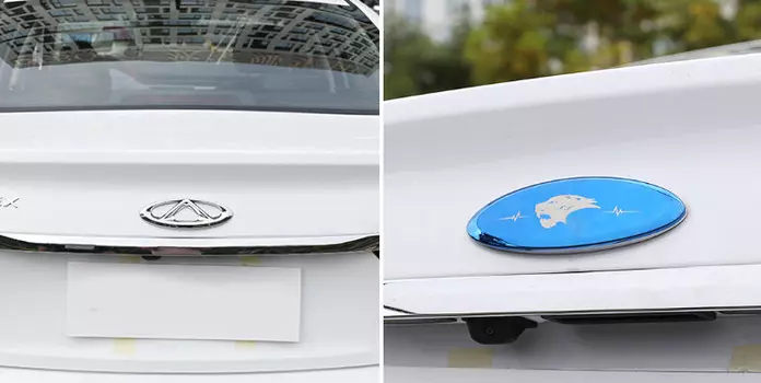 Эмблема на крышку багажника (черный) для Chery Tiggo 4 (Чери Тигго 4)