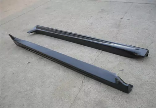 Юбка боковая (стеклопластик) EPR B-EVO10-SS-SEXY для Mitsubishi Evolution 2007-2016