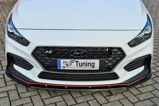 Юбка переднего бампера для Hyundai i30N 2019 -