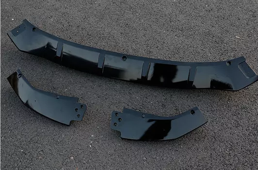 Юбка переднего бампера (комплект) для Haval F7 (Хавал Ф7) 2018, 2019, 2020