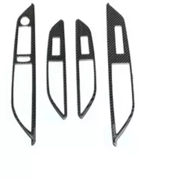 Карбоновая накладка накладка на панель стеклоподъемников для PEUGEOT 2017-