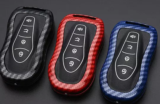 Карбоновый чехол для ключа для Geely Tugella (Тугелла) 2020 -