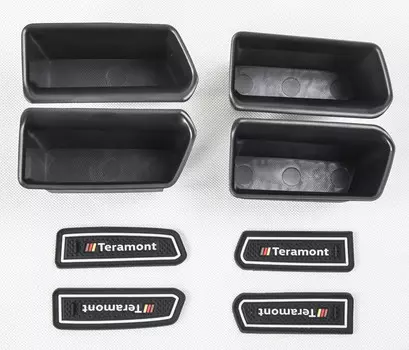 Кармашки для мелочей с ковриками в двери для Volkswagen Teramont 2017 -