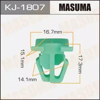 Клипса автомобильная (автокрепеж), 1 шт., Masuma KJ-1807