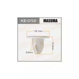 Клипса автомобильная (автокрепеж), 1 шт., Masuma KE-012