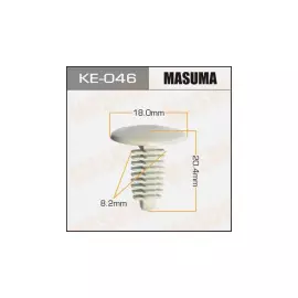 Клипса автомобильная (автокрепеж), 1 шт., Masuma KE-046