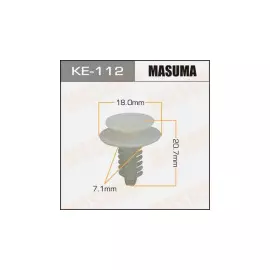 Клипса автомобильная (автокрепеж), 1 шт., Masuma KE-112