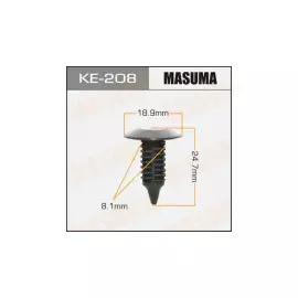Клипса автомобильная (автокрепеж), 1 шт., Masuma KE-208
