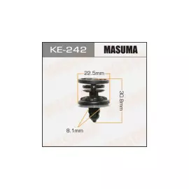 Клипса автомобильная (автокрепеж), уп. 50 шт. Masuma KE-242