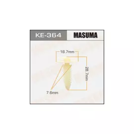 Клипса автомобильная (автокрепеж), 1 шт. Masuma KE-364