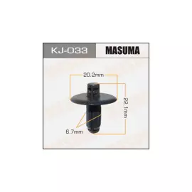 Клипса автомобильная (автокрепеж), 1 шт., Masuma KJ-033